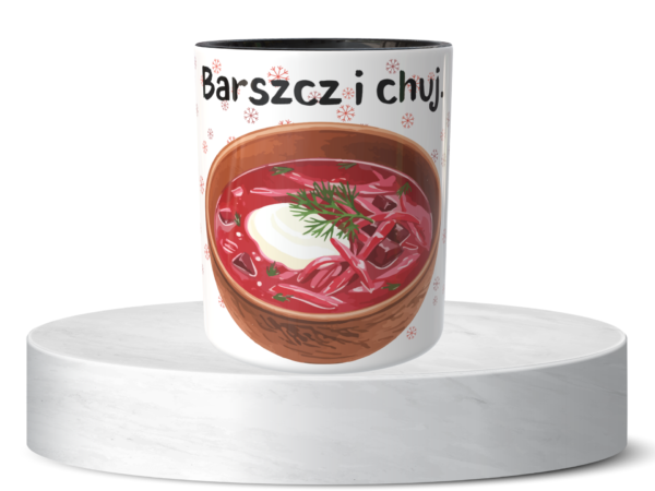 Świąteczny Kubek na Święta -  Barszcz i chuj - obrazek 6